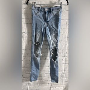 Hollister Distressed High-Rise Legging Size 1R